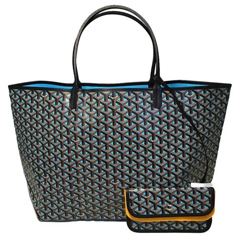 Goyard turquoise blue bag